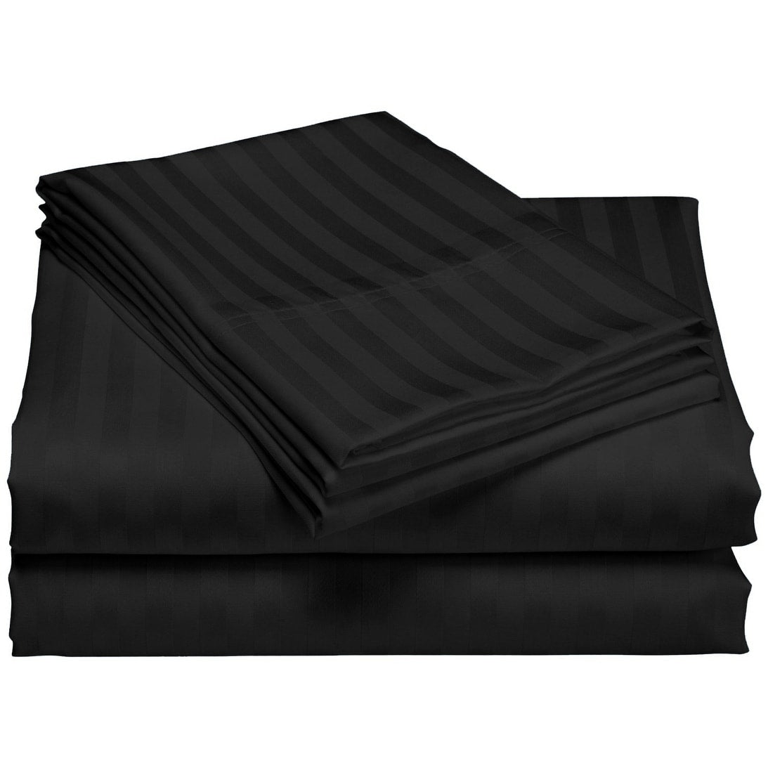 1200 Thread Count Cotton Deep Pocket Luxury Hotel Stripe Sheet Set