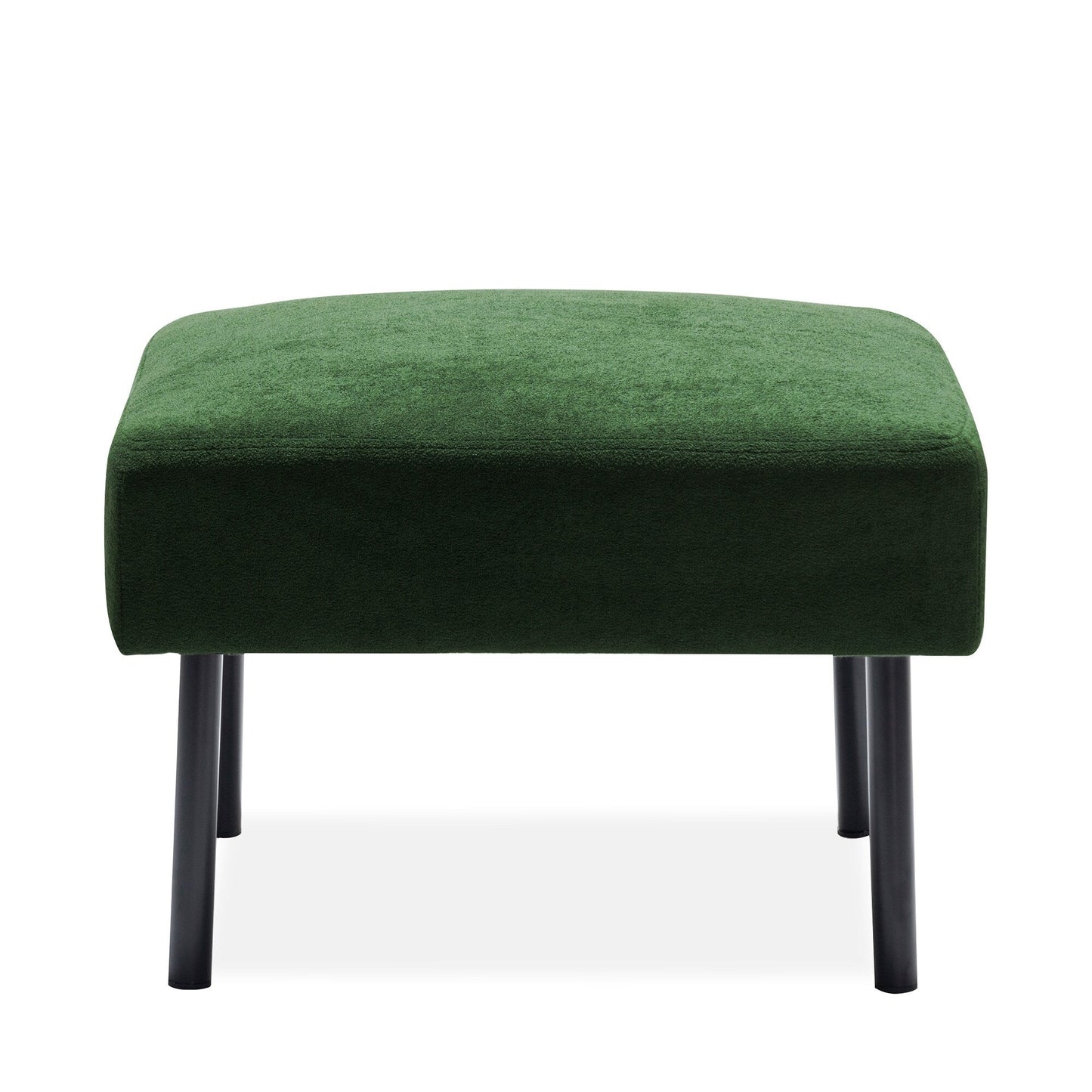 3 Seater L-Shaped Polyester Fabric Sofa with Ottoman, Modern Upholstered Sofa, Comfy Small Couches for Small Space