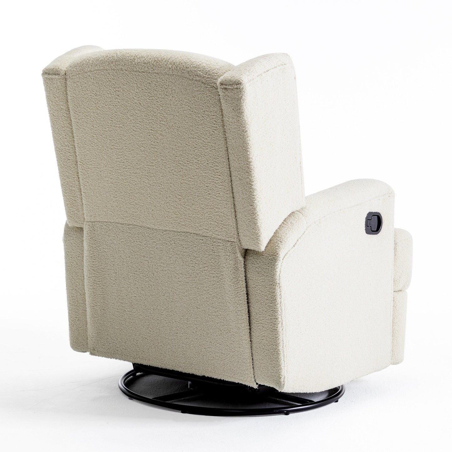 31'' W Wingback Manual Glider Swivel Rocker Recliner Nursery Chair