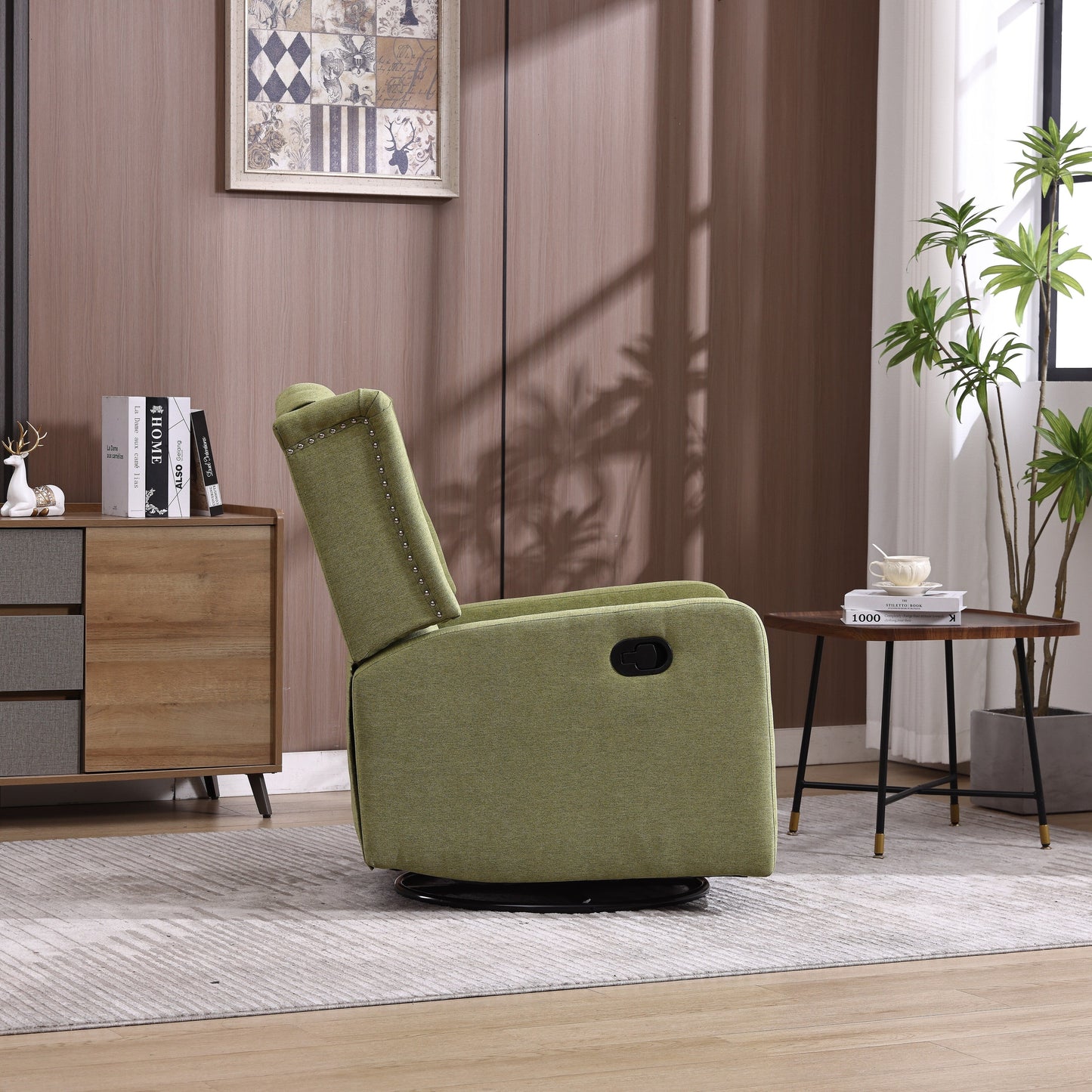 360 Degree Swivel Nursery Rocking Chair