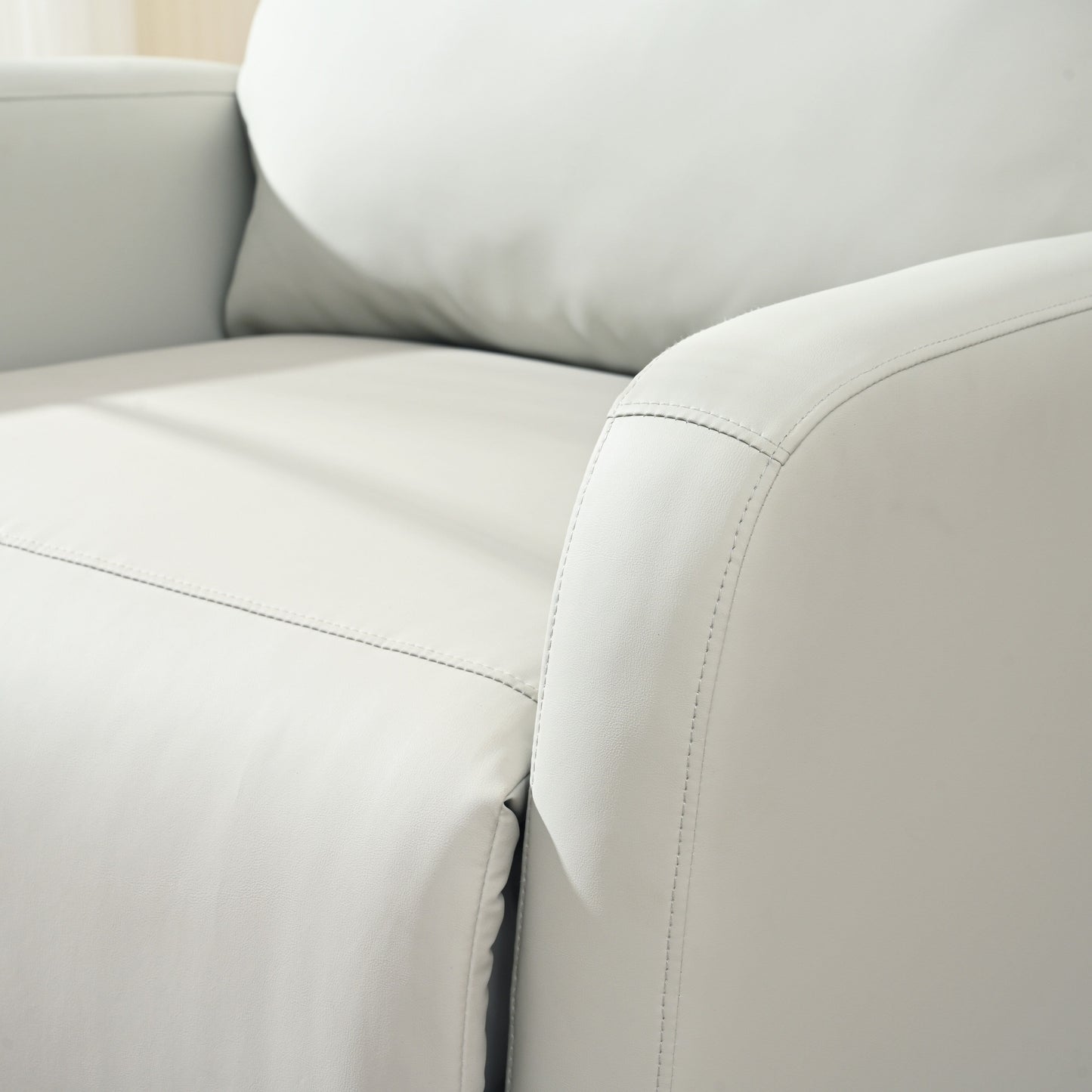 360° Swivel Reclining Glider Chair with Footrest, Phone Holder, and Adjustable Positions for Home Theater & Living Room