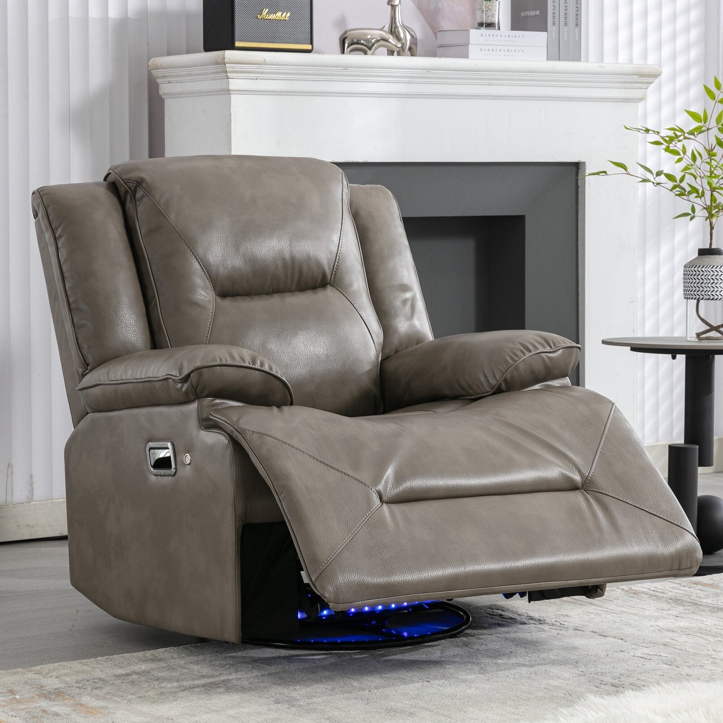 360° Swivel and Rocking Home Theater Recliner