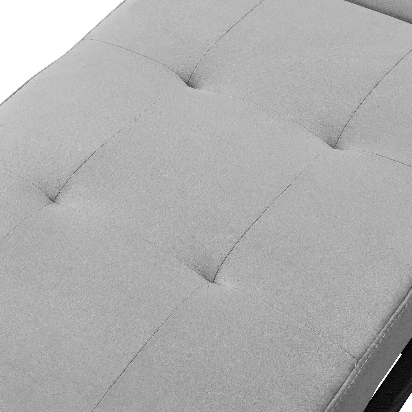 39.8 Single Folding Ottoman Sofa Bed with Adjustable Back and Pillows for Living Room