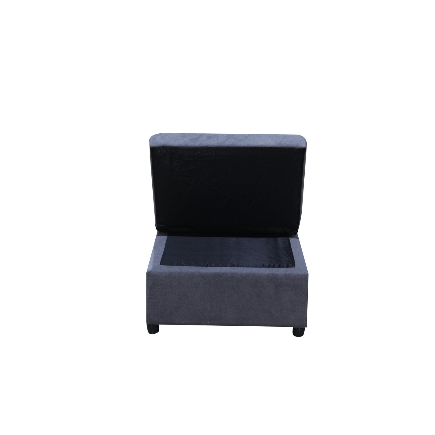 39.8 Single Folding Ottoman Sofa Bed with Adjustable Back and Pillows for Living Room