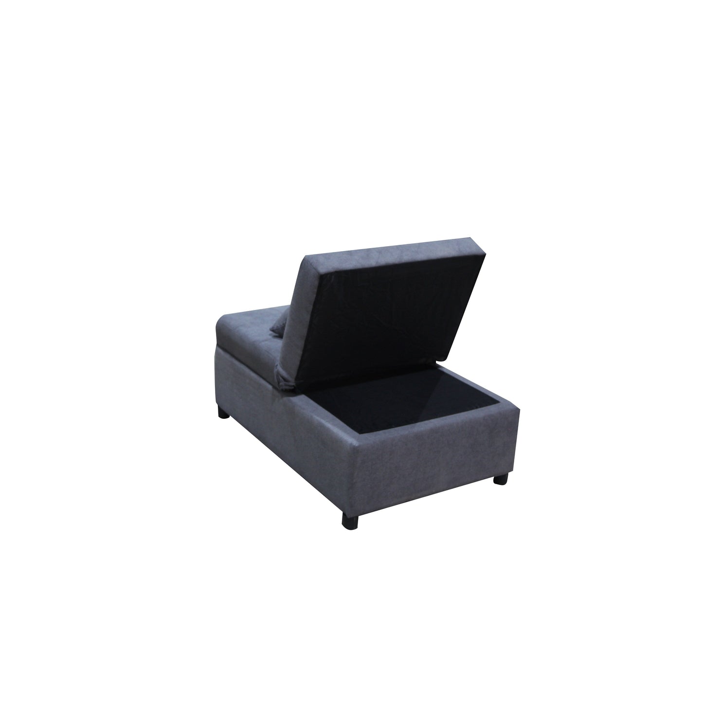 39.8 Single Folding Ottoman Sofa Bed with Adjustable Back and Pillows for Living Room