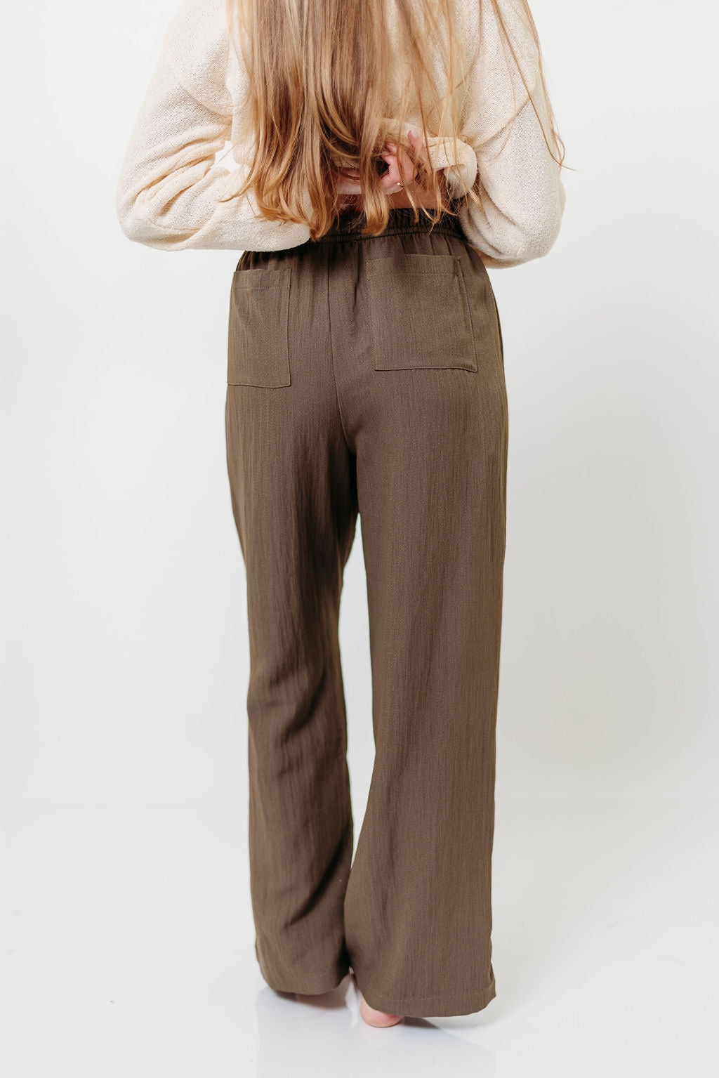 Matilda Pants in Olive Brown