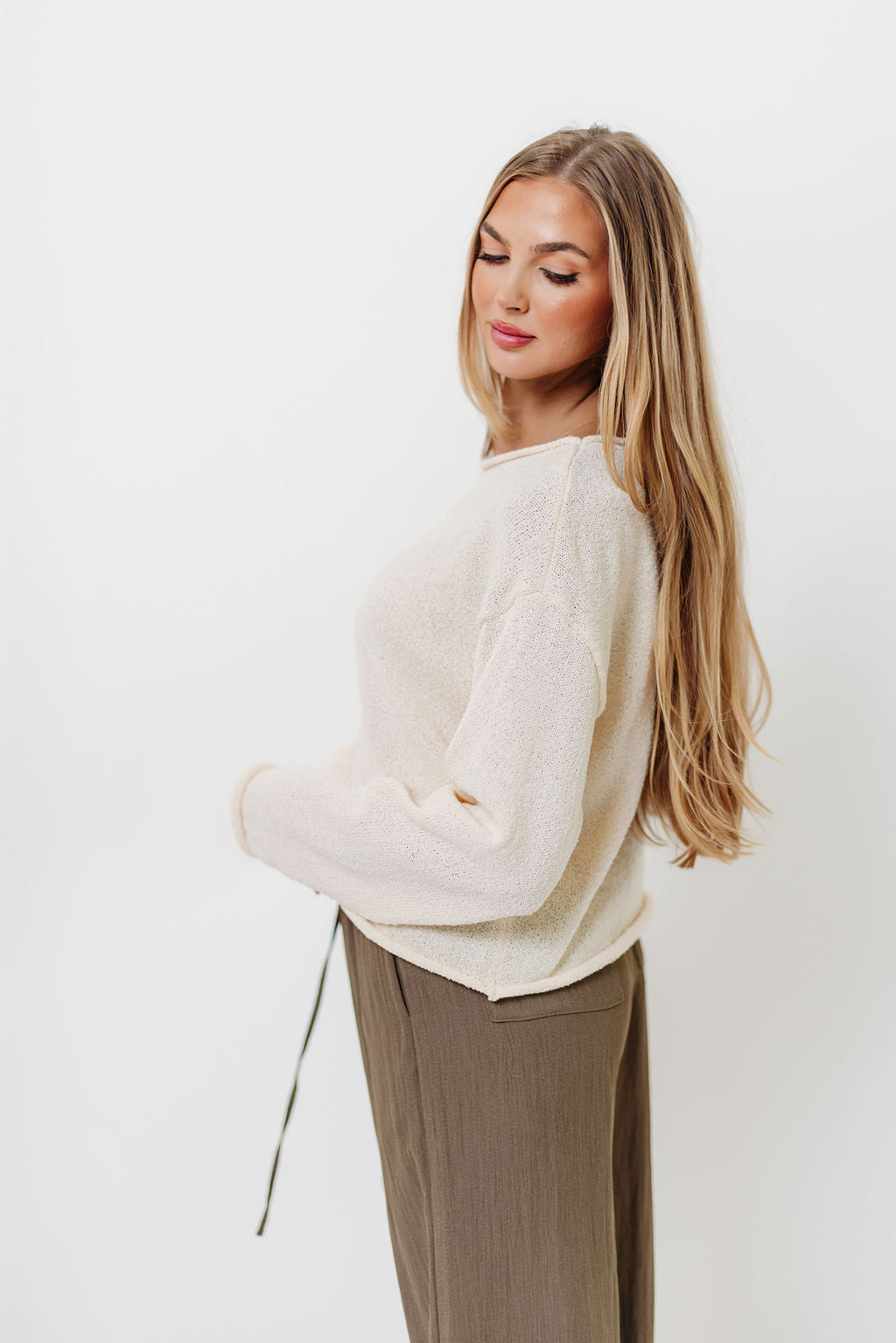 Ashwin Sweater in Cream