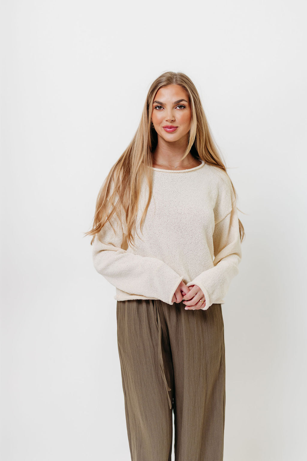 Ashwin Sweater in Cream