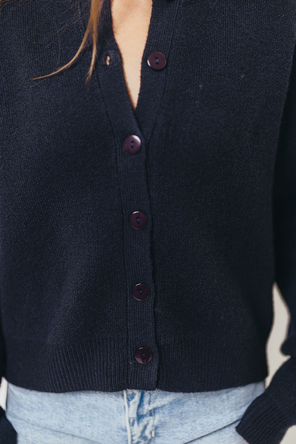 Alyssa Cardigan in Navy
