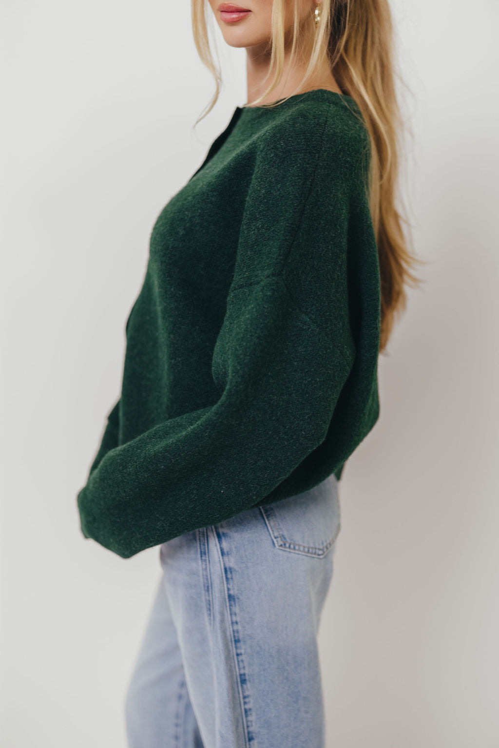 Alyssa Cardigan in Forest Green