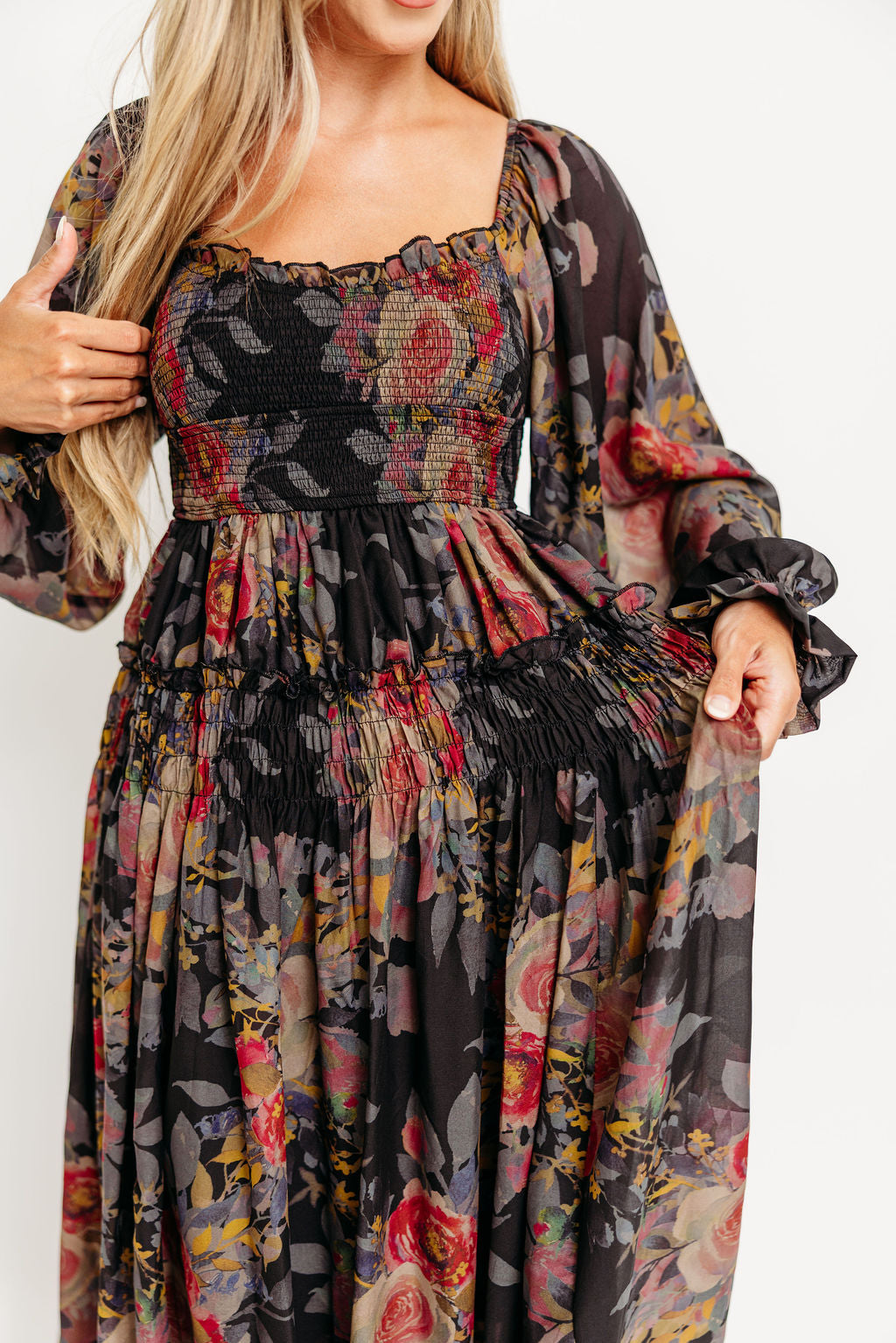 Analise Blaine Maxi Dress in Black