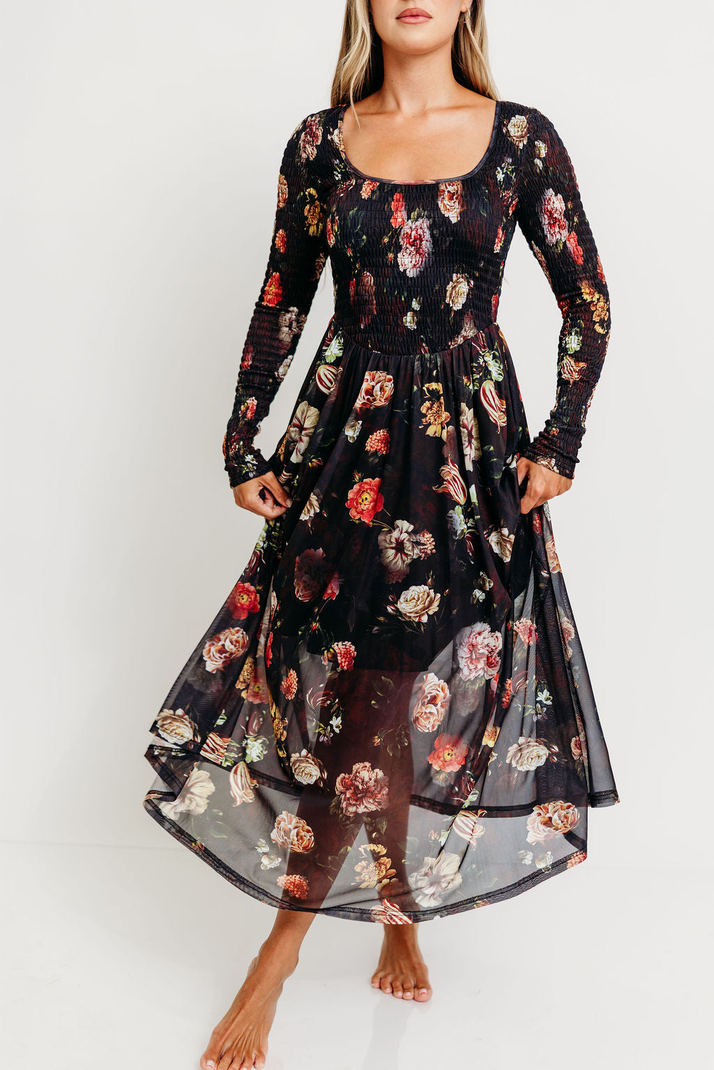 Harriet Maxi Dress in Black