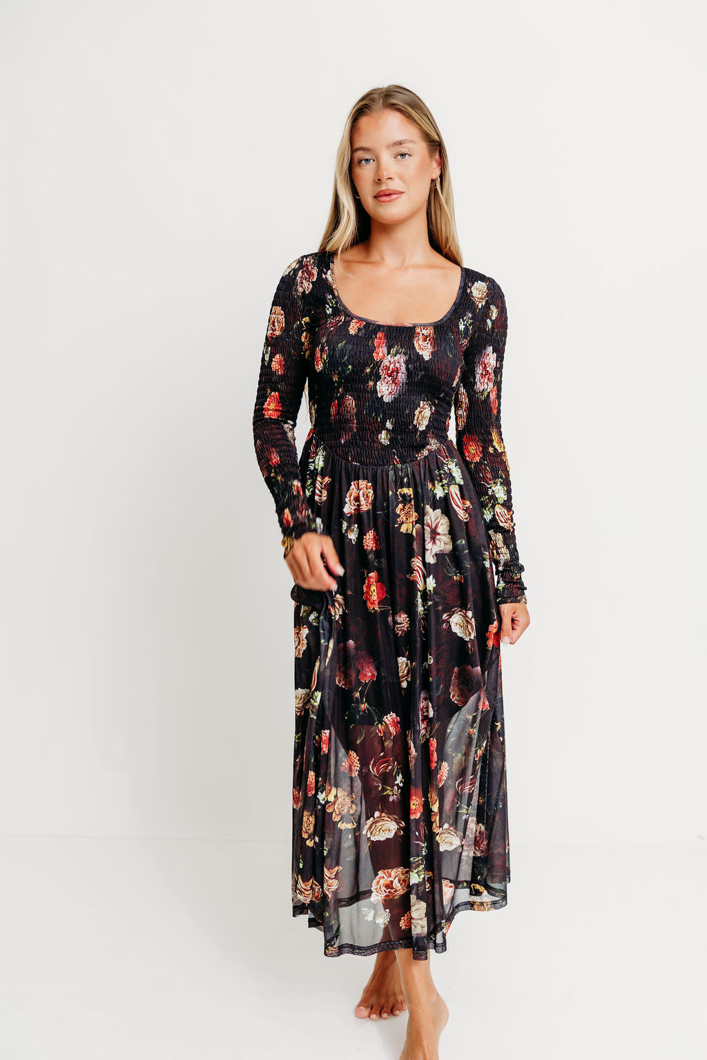 Harriet Maxi Dress in Black