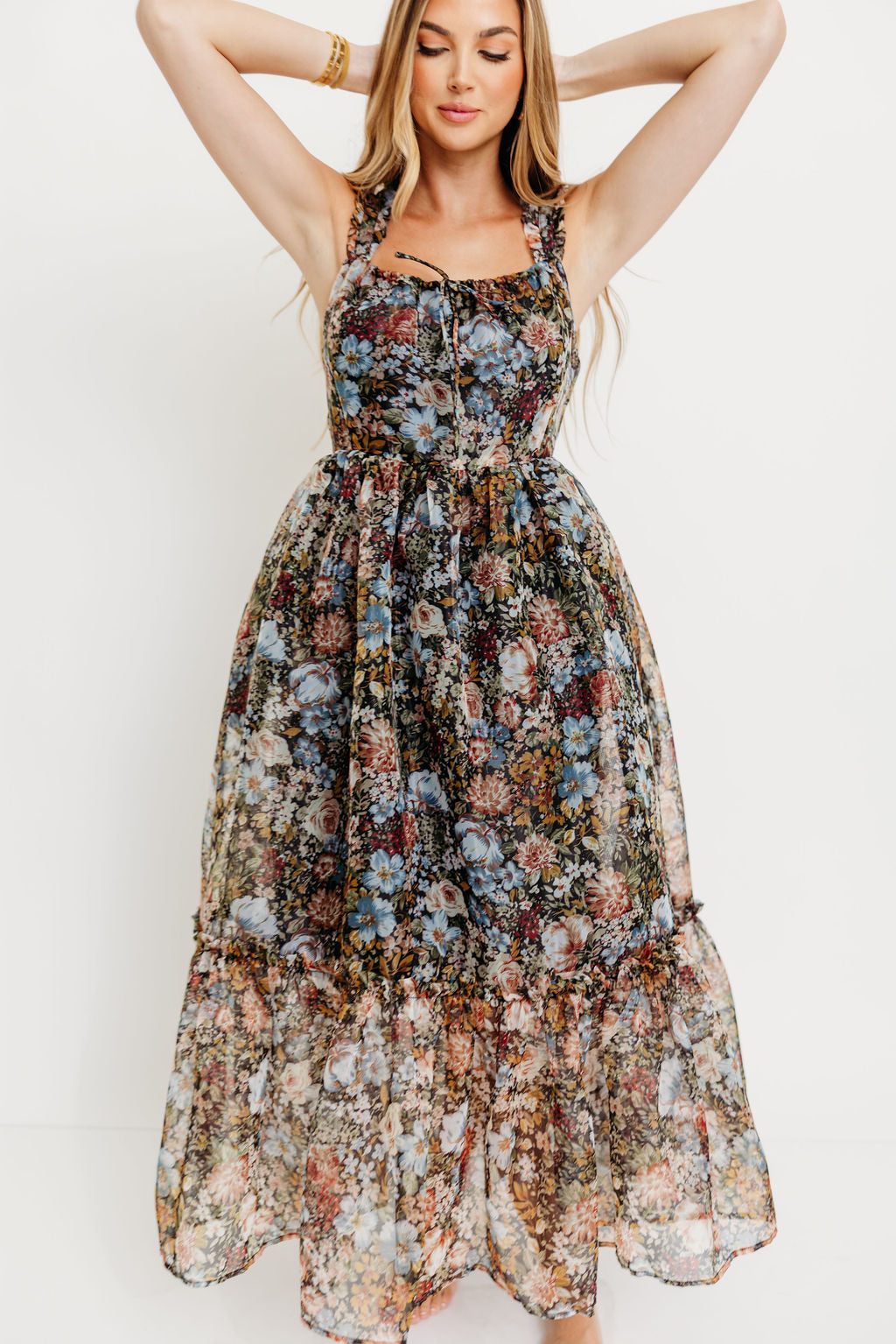 Jiana Maxi Dress in Black