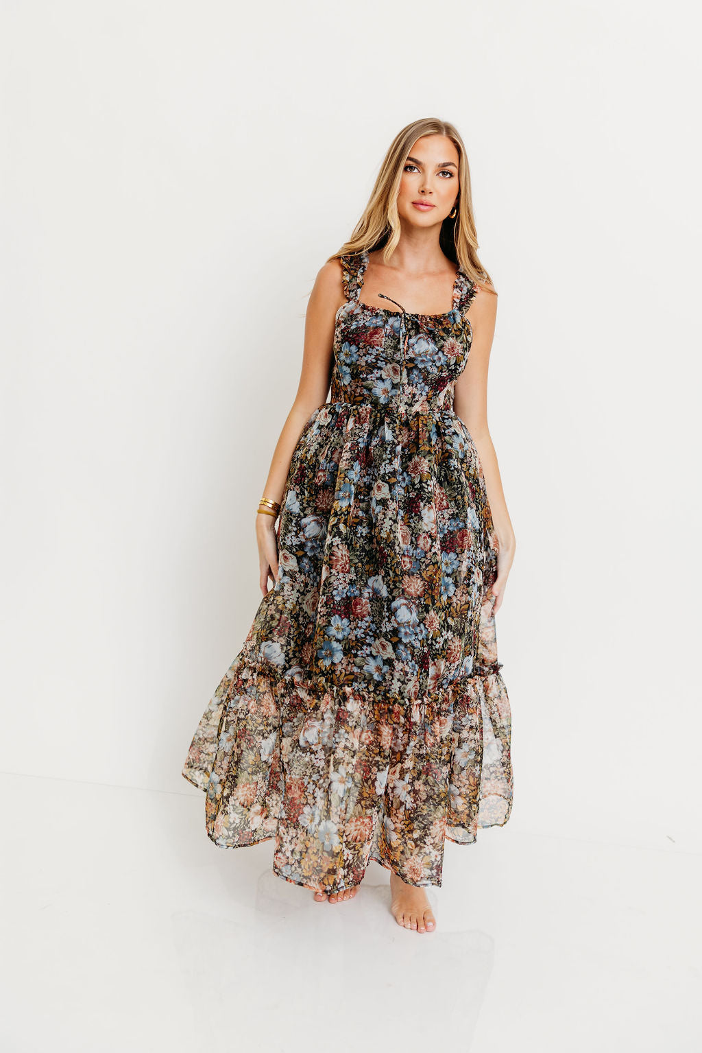 Jiana Maxi Dress in Black