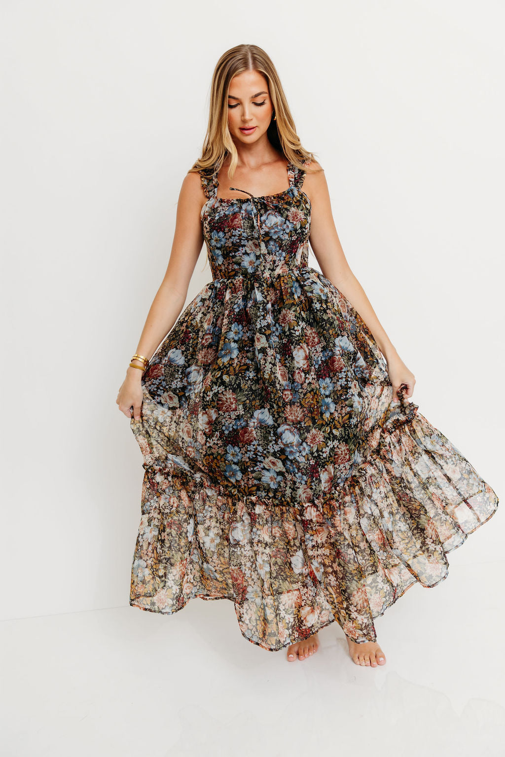Jiana Maxi Dress in Black