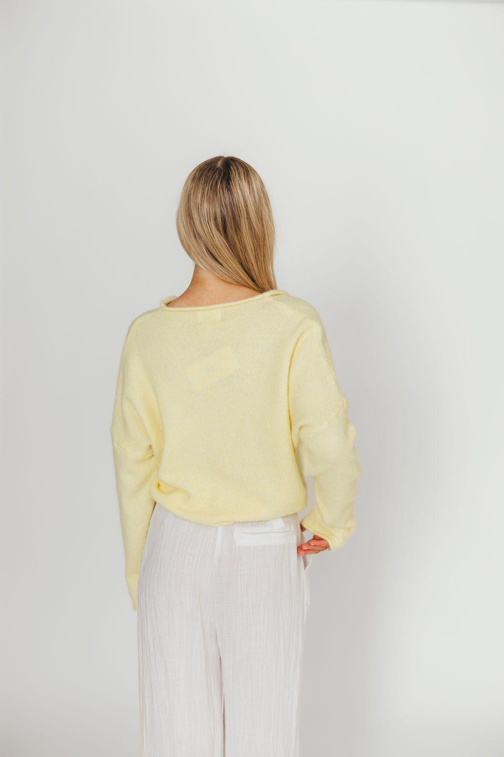 Piper Cardigan Top in Butter