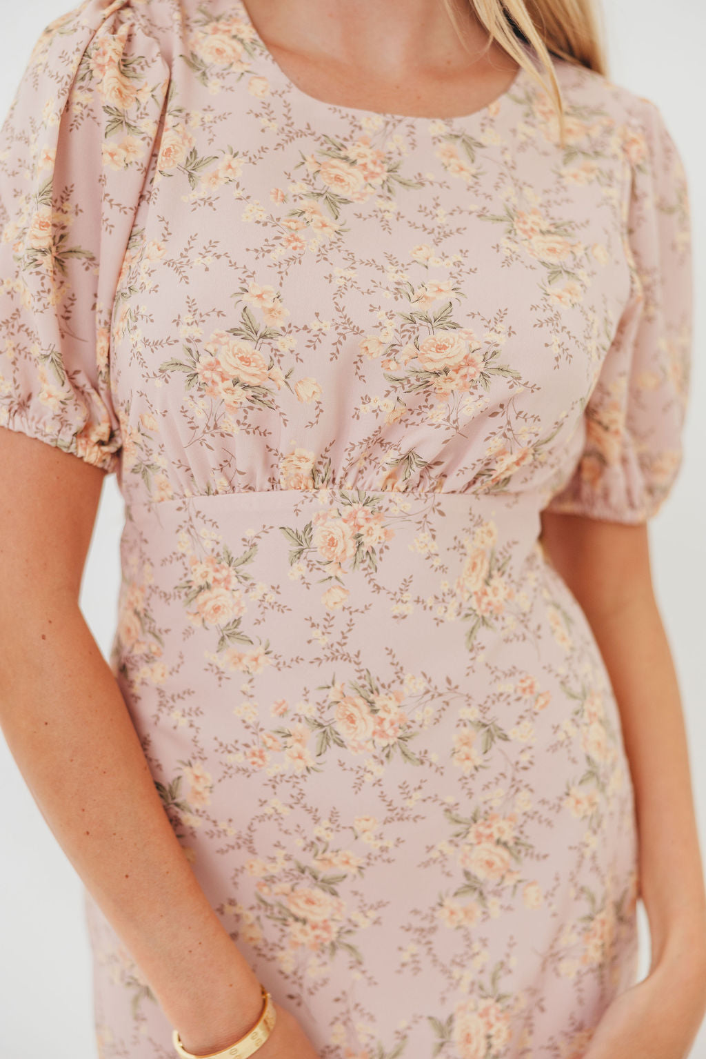 Annie Maxi Dress in Dusty Rose