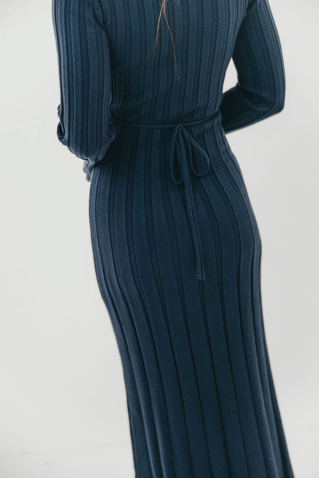 Colette Luxe Maxi Dress in Midnight Navy