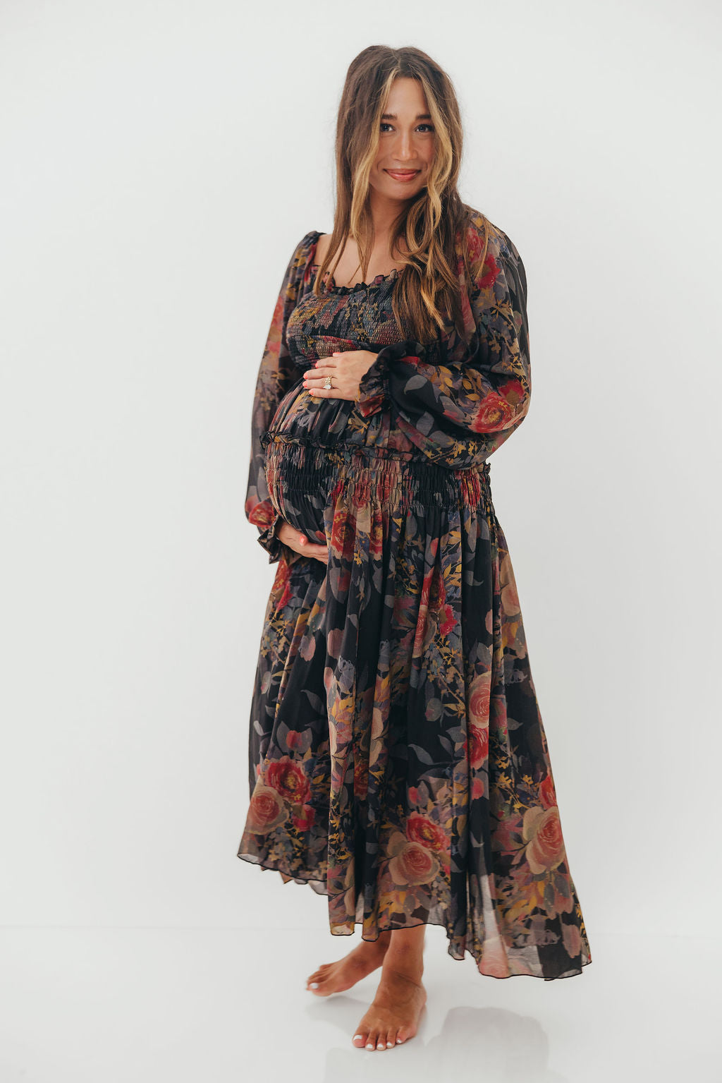 Analise Blaine Maxi Dress in Black