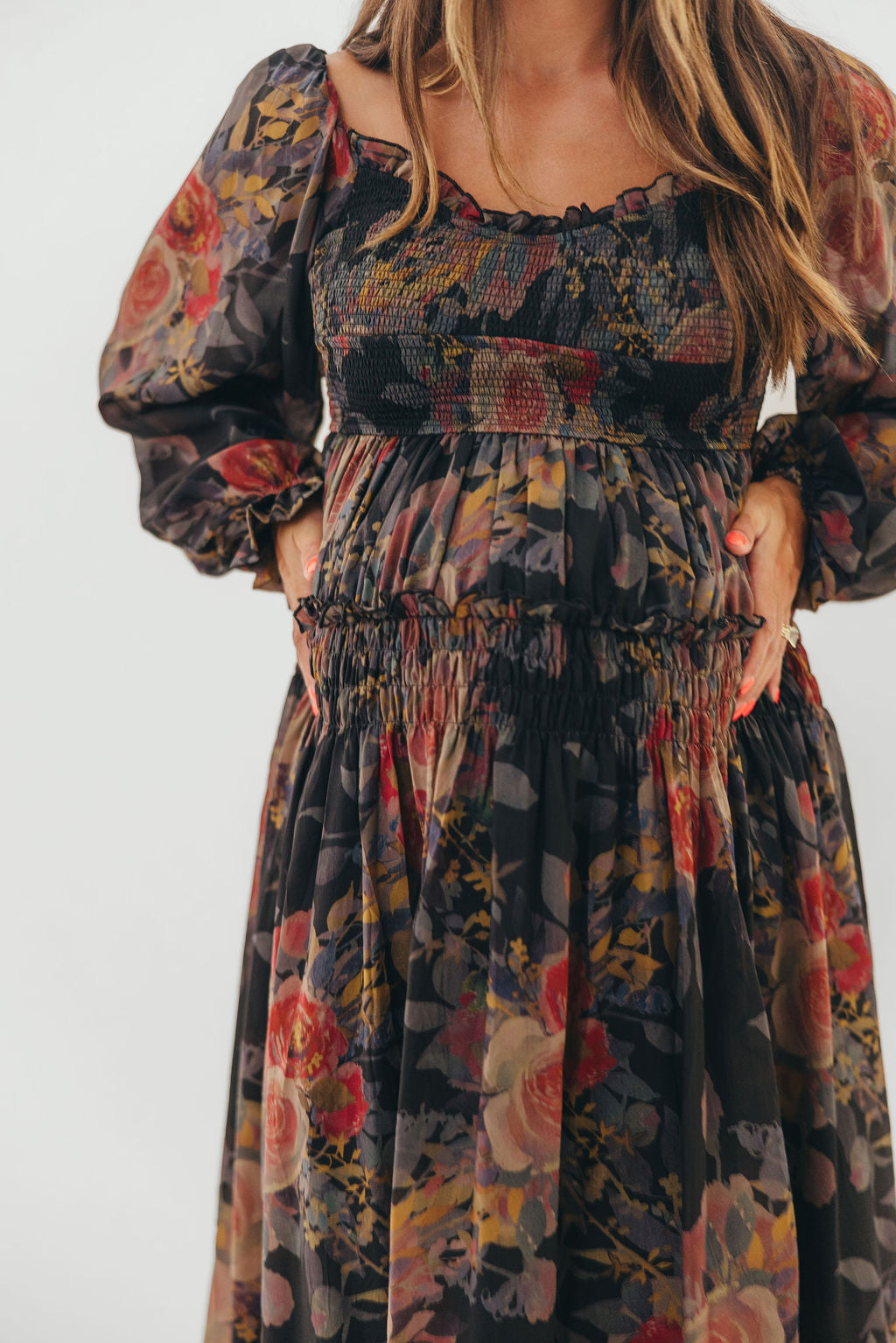 Analise Blaine Maxi Dress in Black