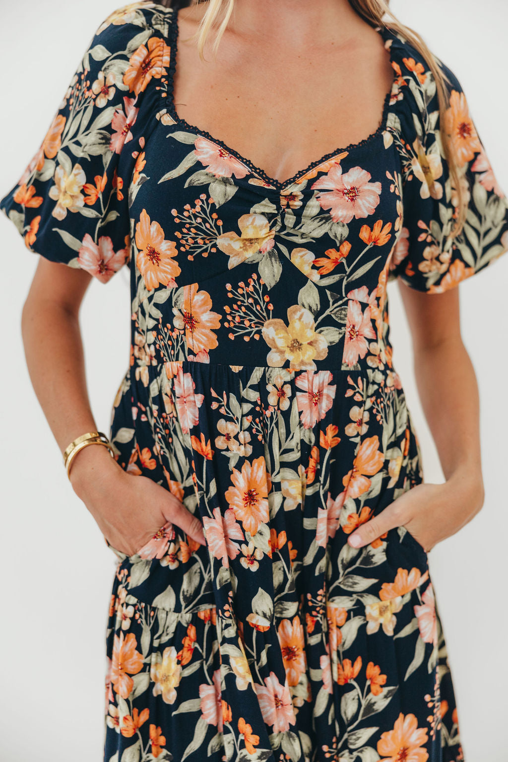 Francine Maxi Dress in Midnight Floral