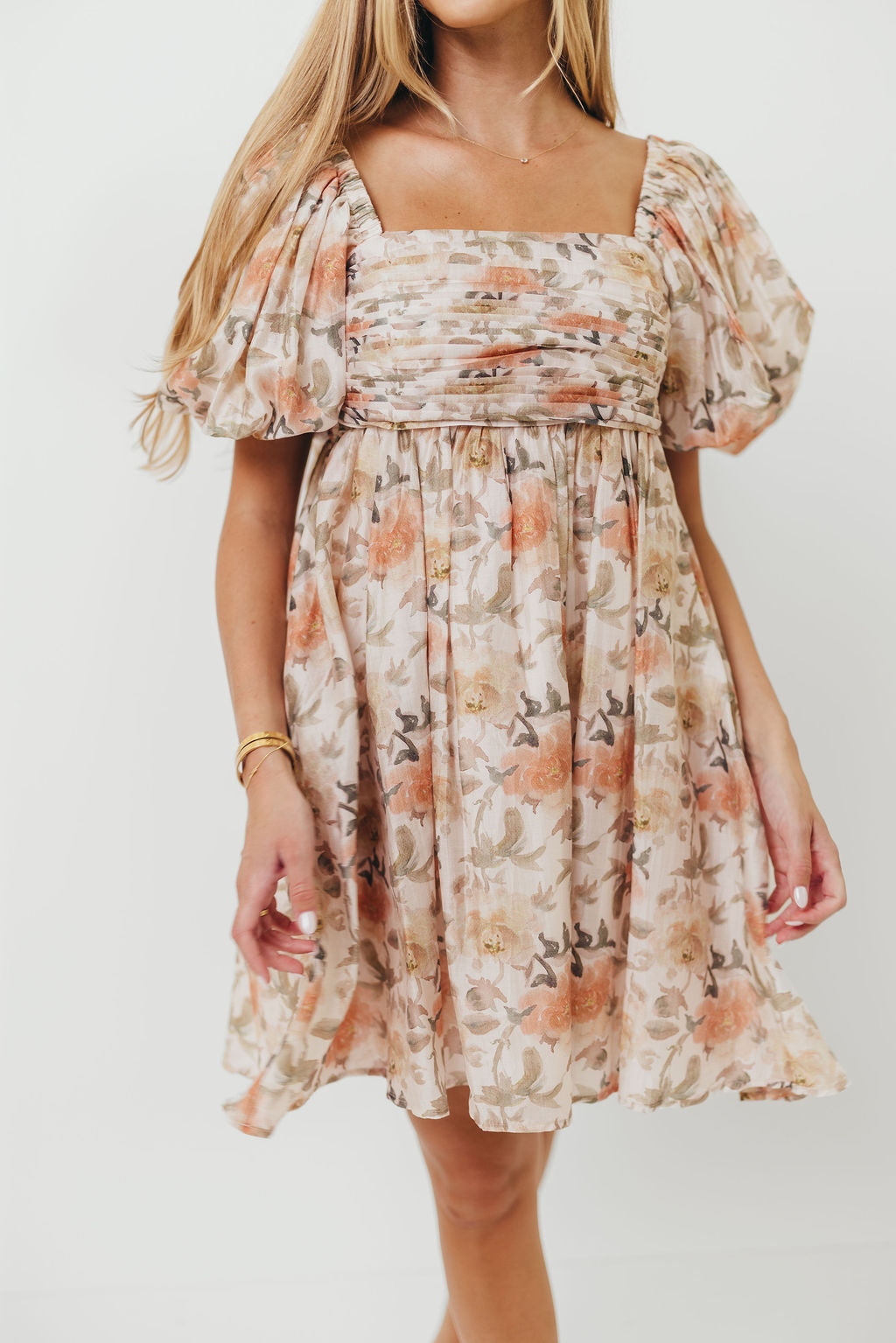 Sandrine Mini Dress in Floral