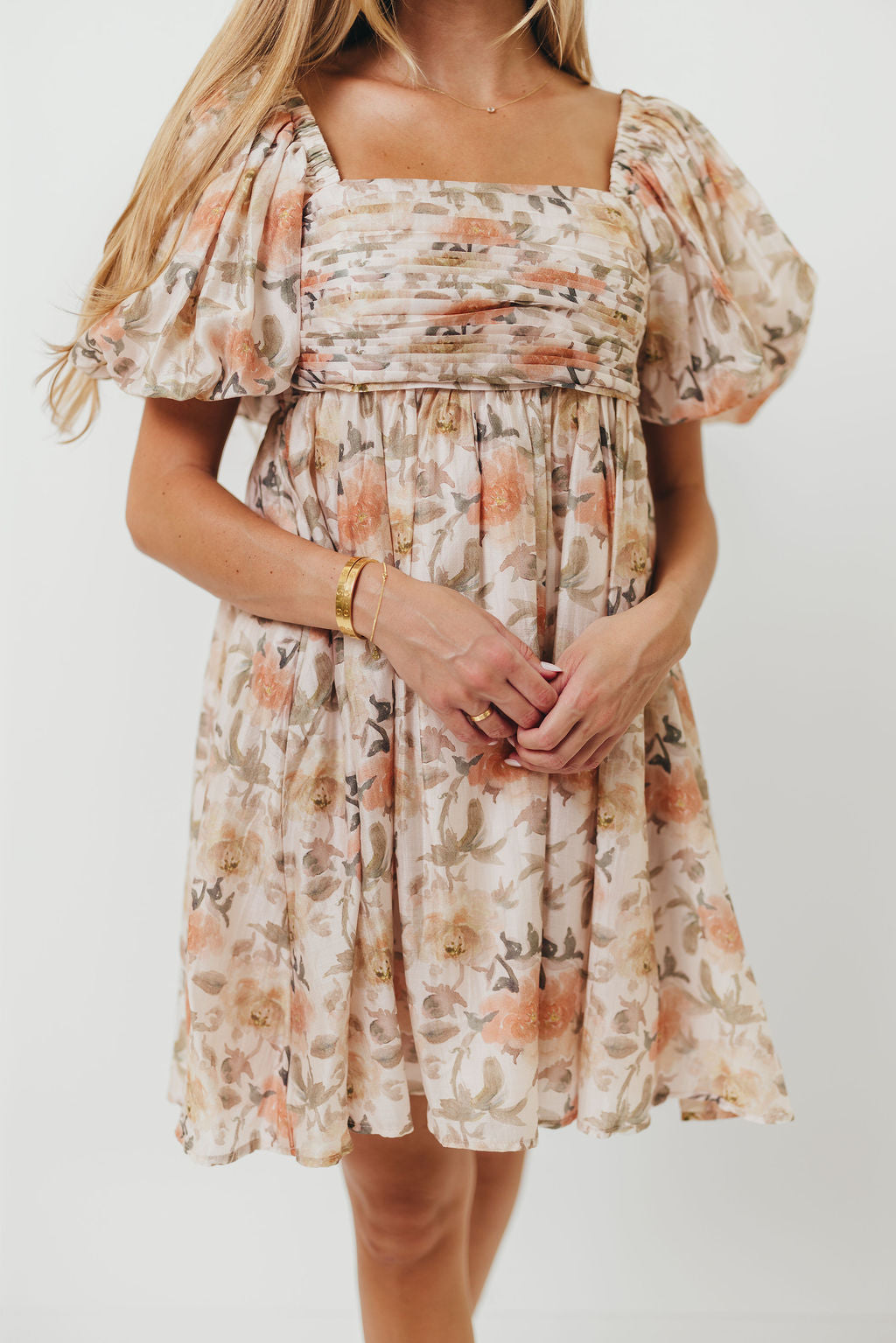 Sandrine Mini Dress in Floral