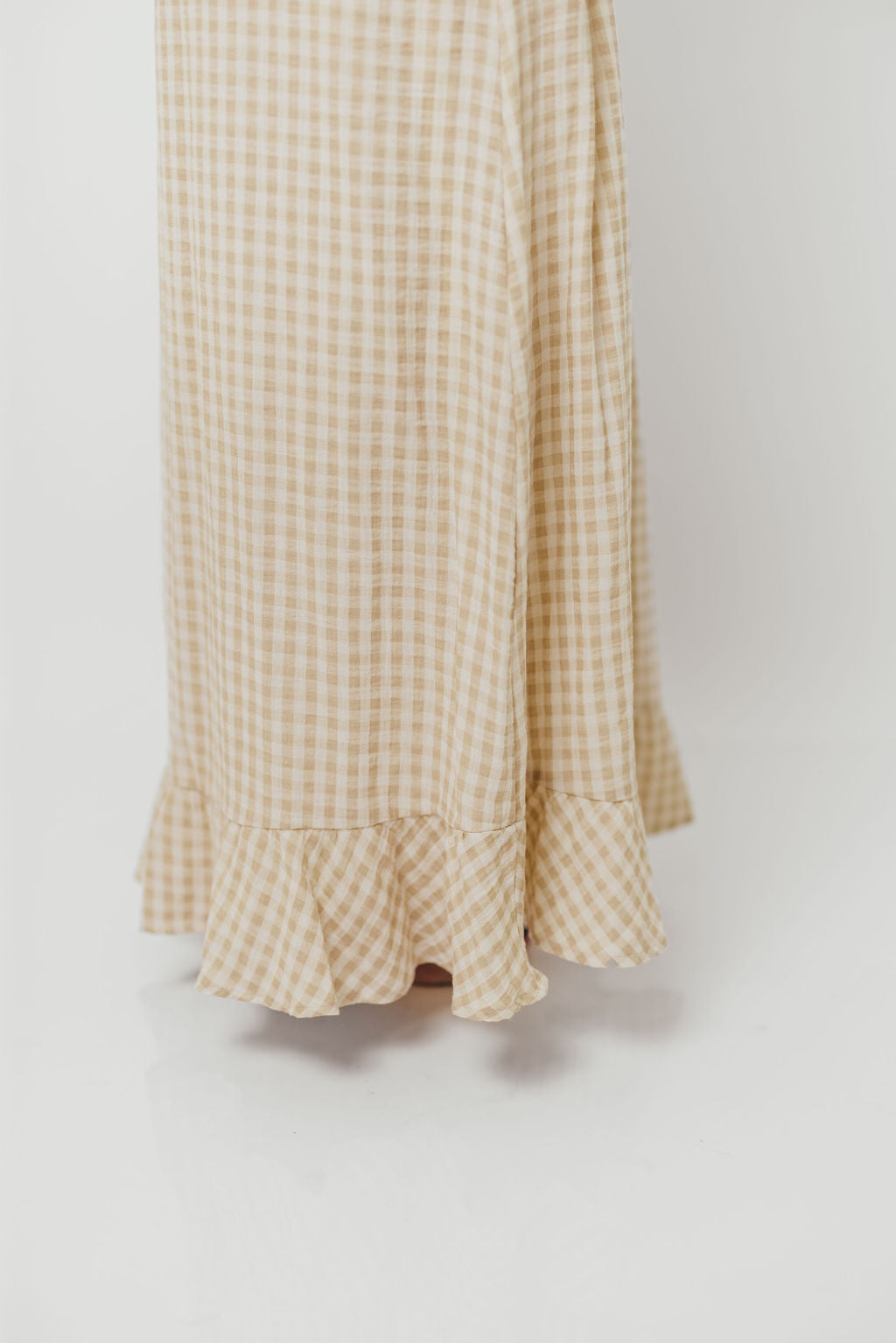 Sienna 100% Cotton Puff Sleeve Maxi Dress in Natural - Bump Friendly