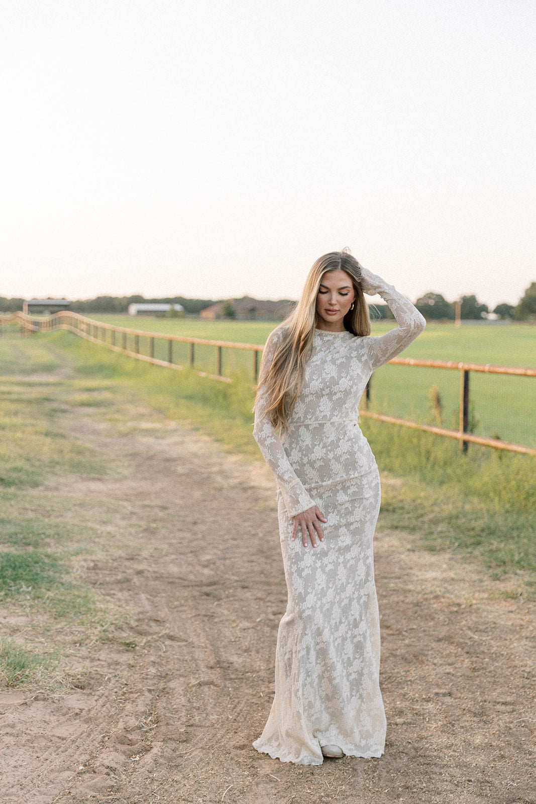 Seraphine Lace Maxi Dress in Cream - Inclusive Sizing & Bump Friendly (Size Up for Bump)