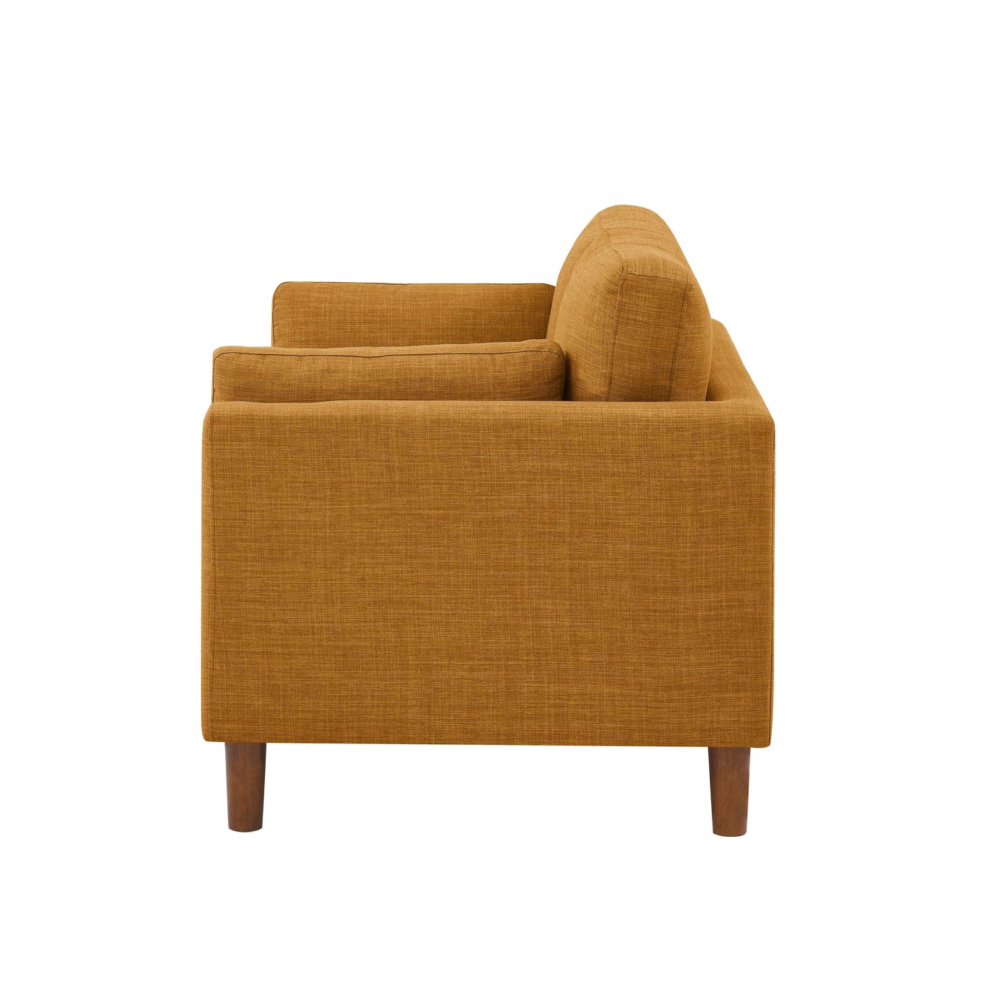 57 Fabric Loveseat with Wood Legs - 34 D x 57 W x 33.5 H