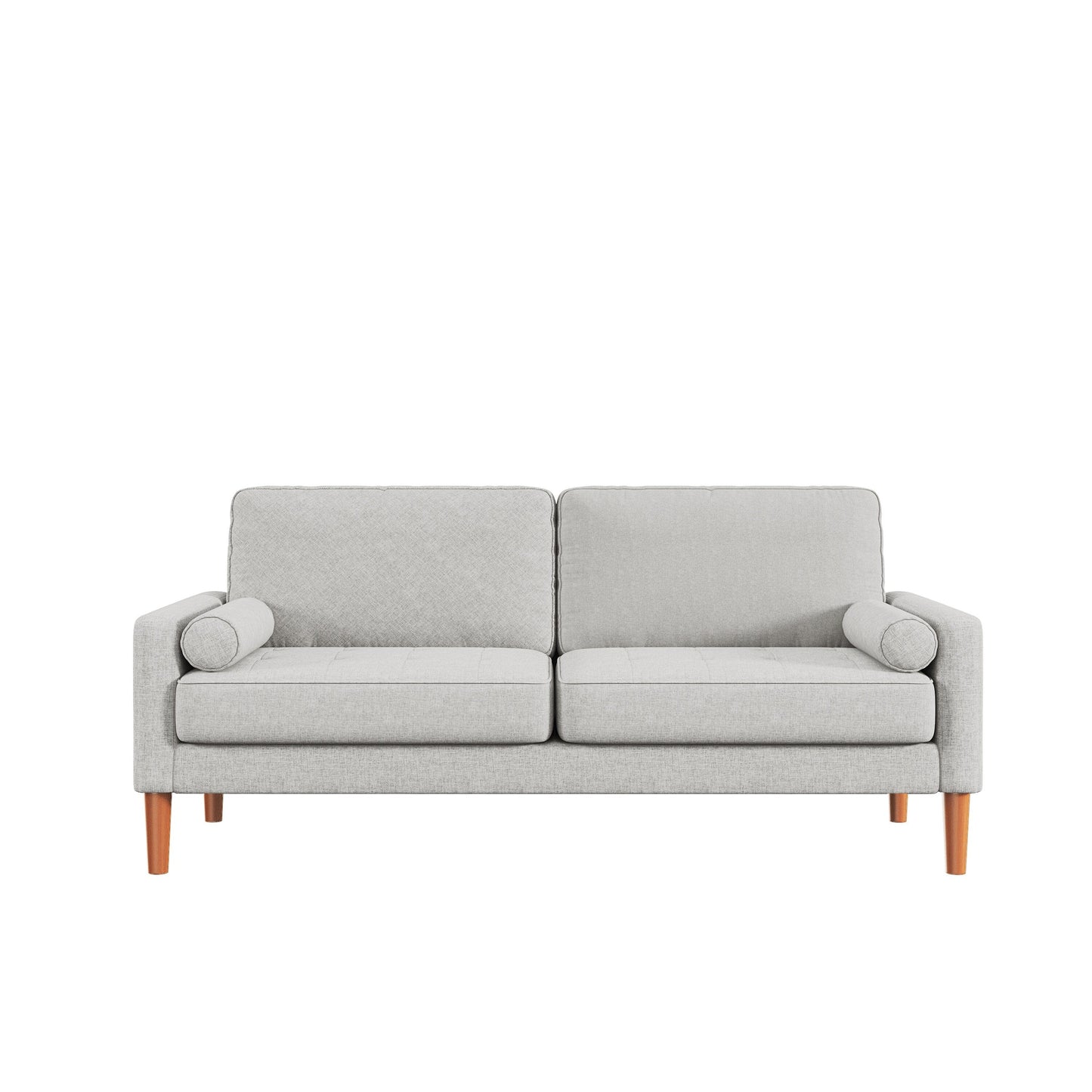 67.7''Upholstered 3 Seater Sofa Couch, with Solid Wood Frame, High-Density Foam Cushions, Tool-Free Assembly