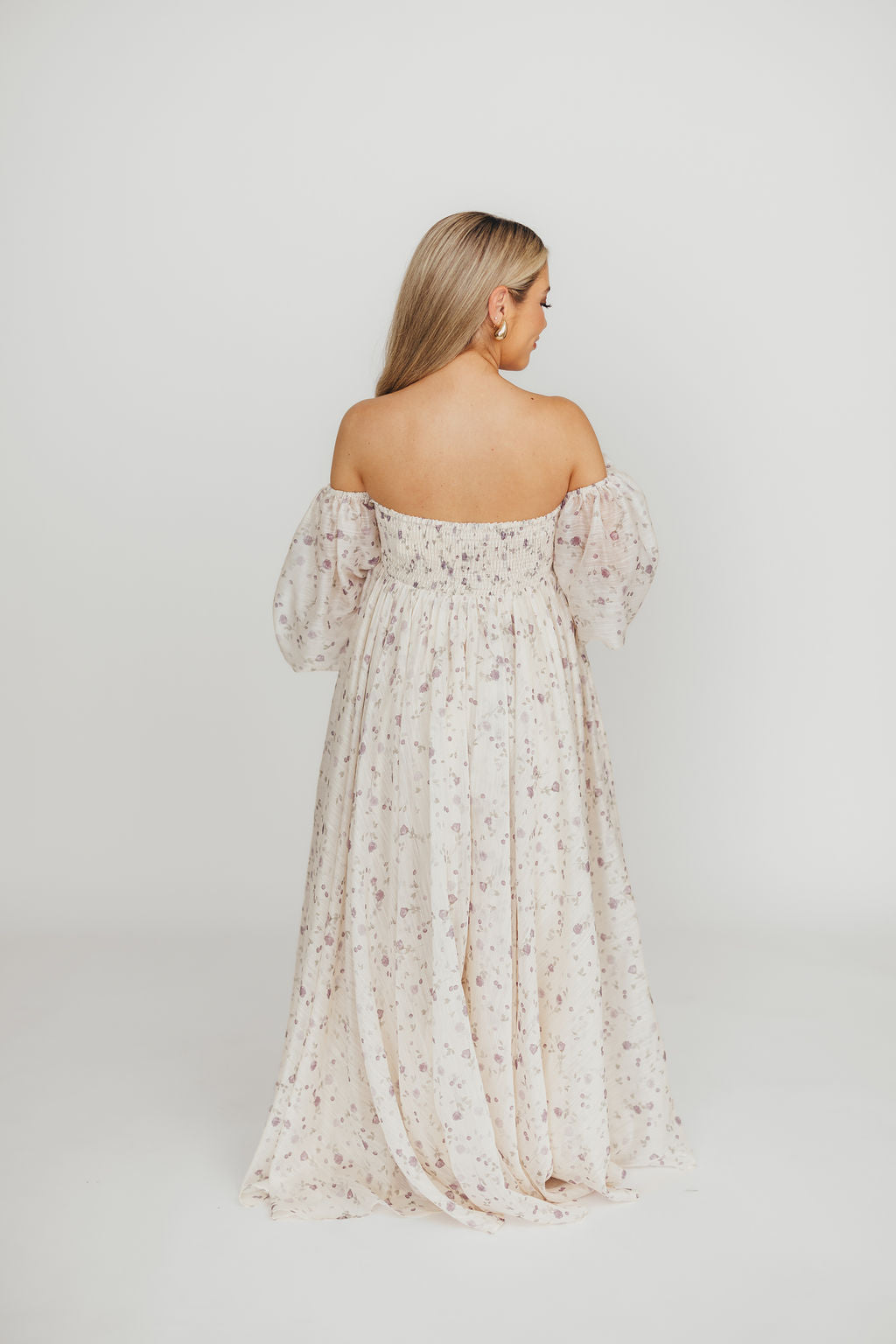 Dear Lily Maxi Dress in Lilac - Bump Friendly