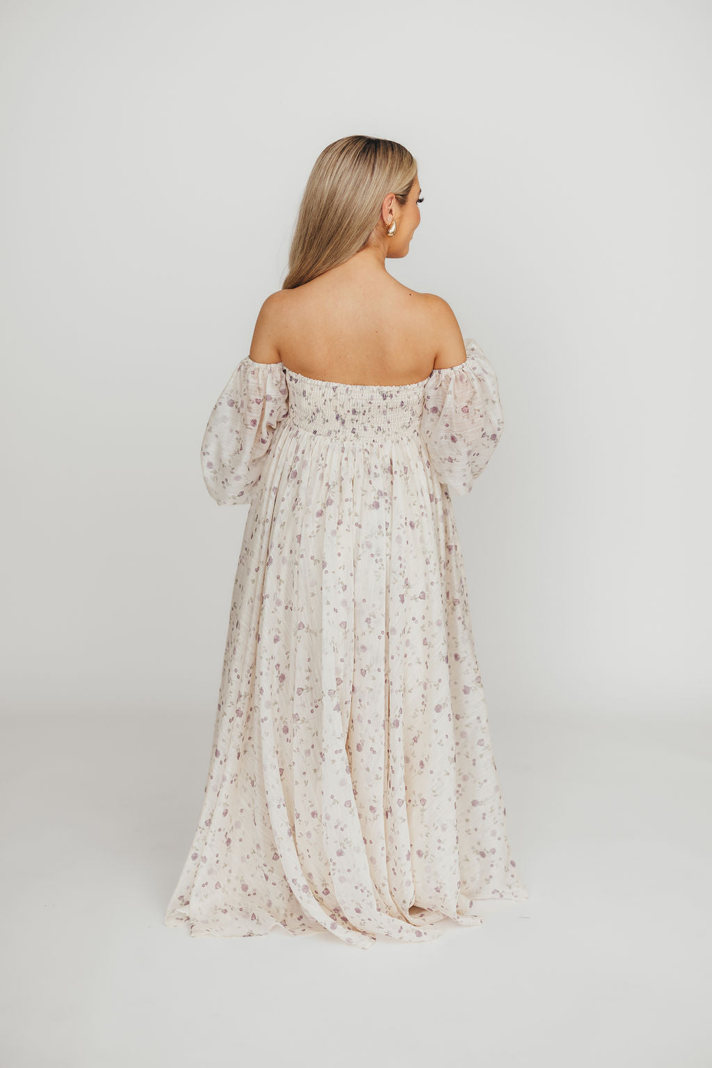 Dear Lily Maxi Dress in Lilac - Bump Friendly
