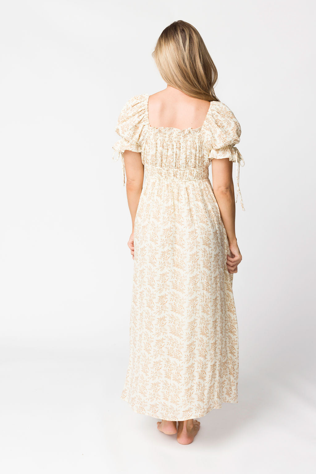 Savanna Steppe 100% Cotton Dress in Taupe - Bump Friendly & Inclusive Sizing (S-3XL)