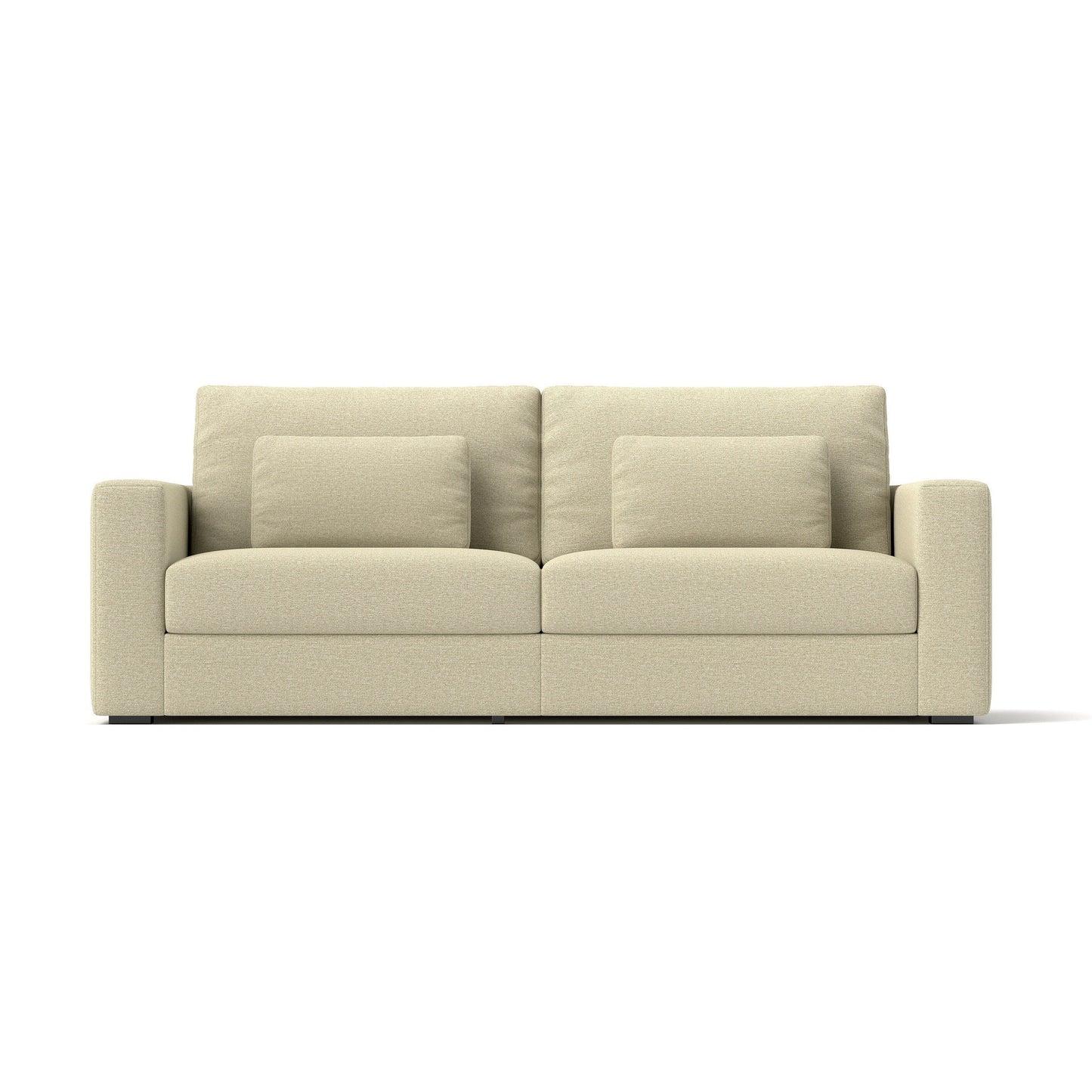 83Fabric 3-Seater Sofa - Plush Double-Cushioned Comfort for Modern Living Rooms