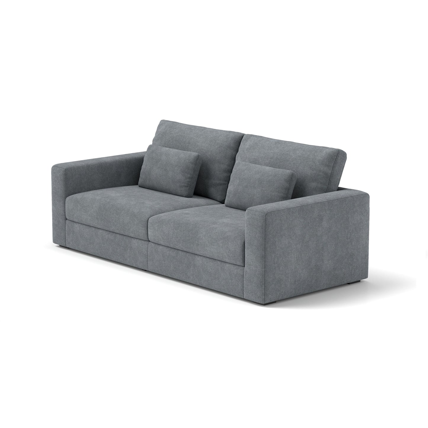 83Fabric 3-Seater Sofa - Plush Double-Cushioned Comfort for Modern Living Rooms