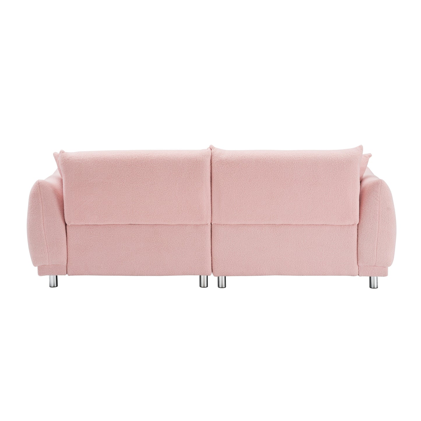 86.6 Fabric 3-Seat Sofa with Removable Stain-Resistant Covers and Medium-Density Foam