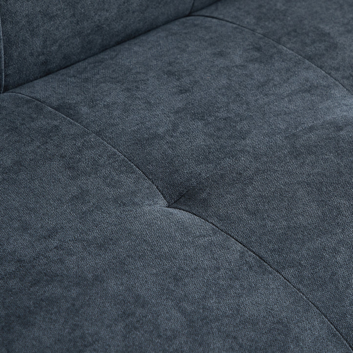 94.5'' Linen Convertible Sectional Sofa with Right Chaise, Storage Organizer, and Foam Cushions