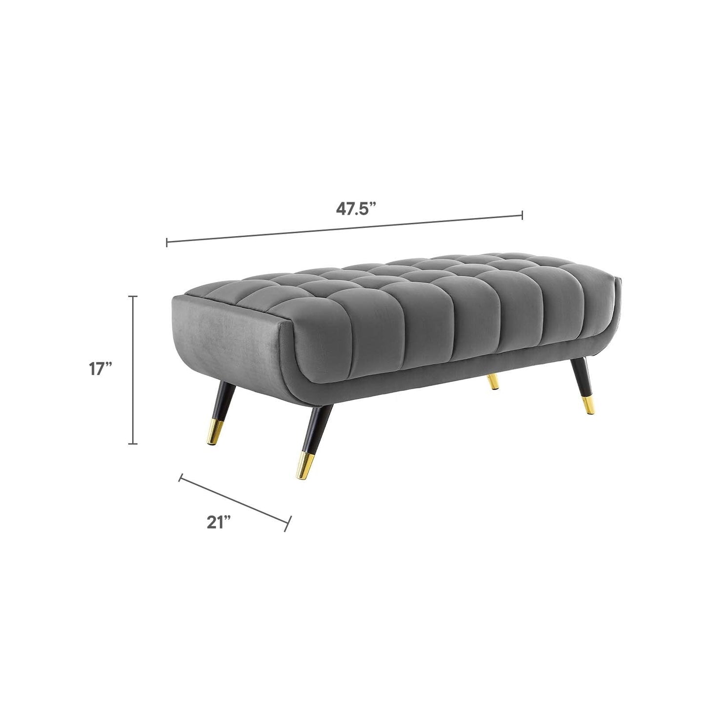 Adept 60 Performance Velvet Bench