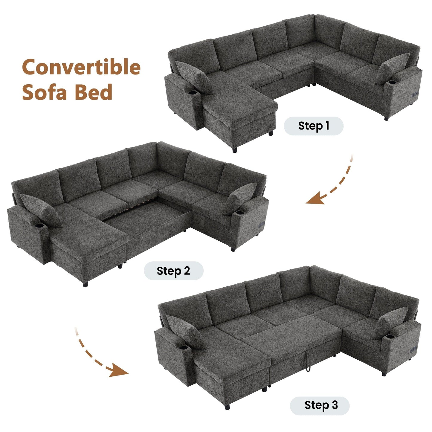 Affordable Convertible Sofa Bed - Space-Saving Furniture for Small Spaces