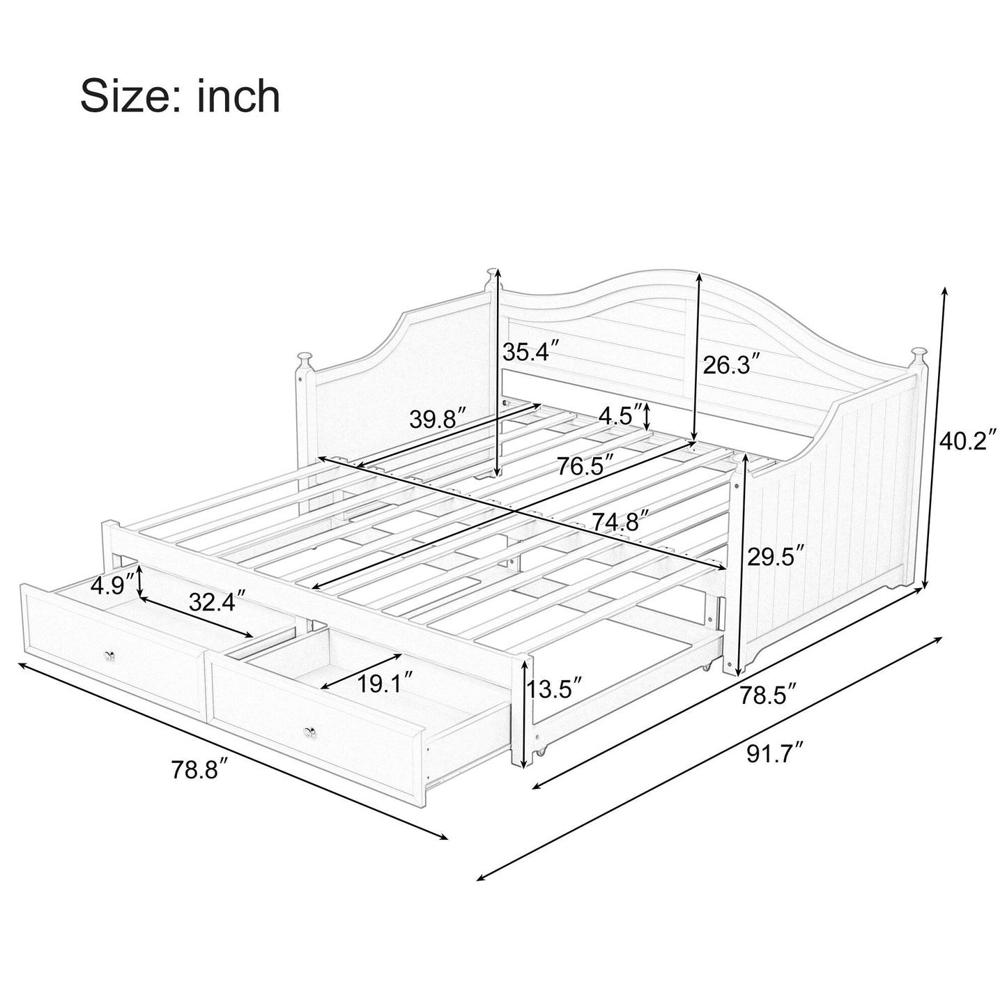 Affordable Convertible Sofa Bed - Space-Saving Furniture for Small Spaces