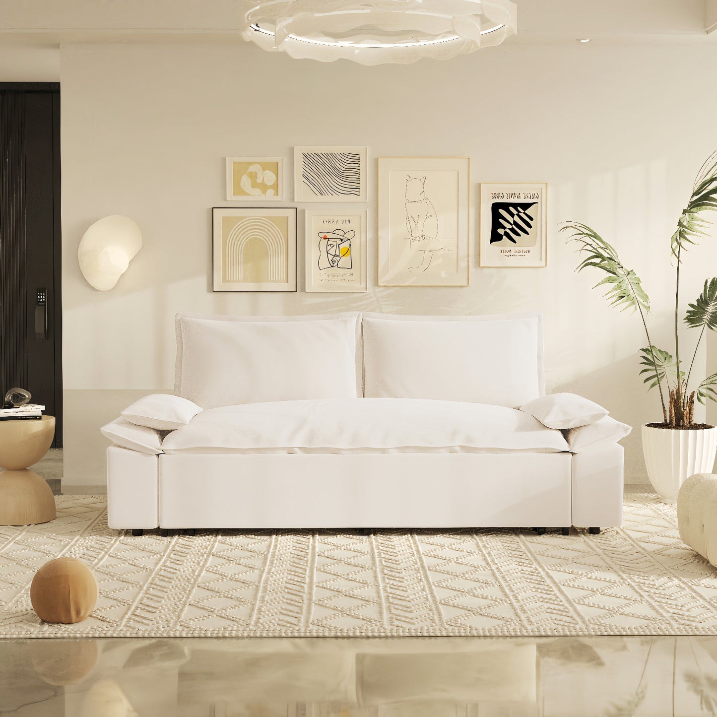 Affordable Convertible Sofa Bed - Space-Saving Furniture for Small Spaces
