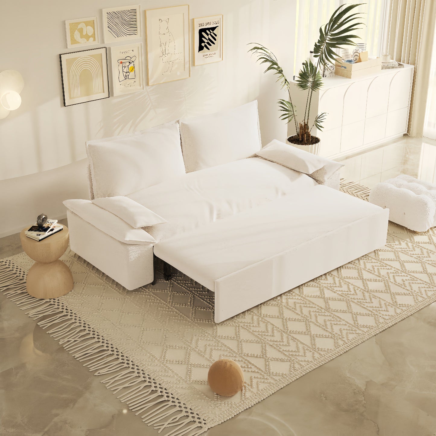 Affordable Convertible Sofa Bed - Space-Saving Furniture for Small Spaces