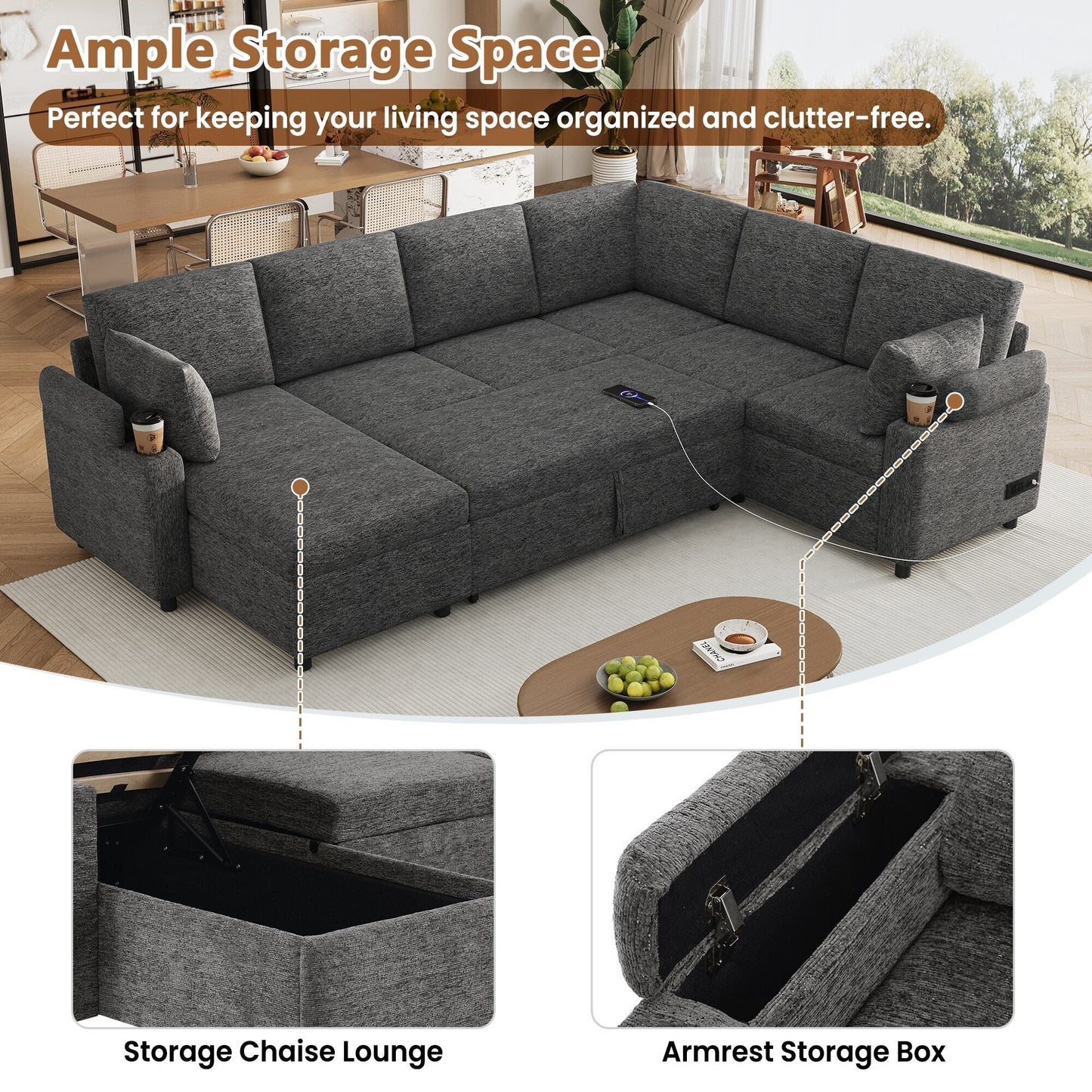 Affordable Convertible Sofa Bed - Space-Saving Furniture for Small Spaces