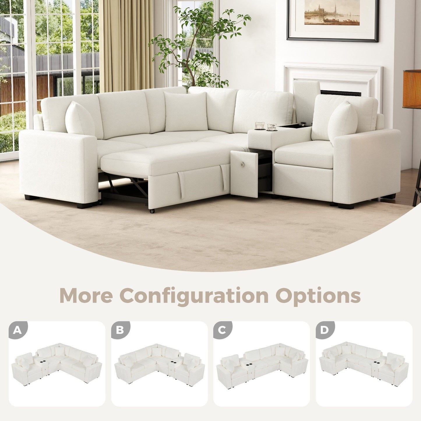 Affordable Convertible Sofa Bed - Space-Saving Furniture for Small Spaces