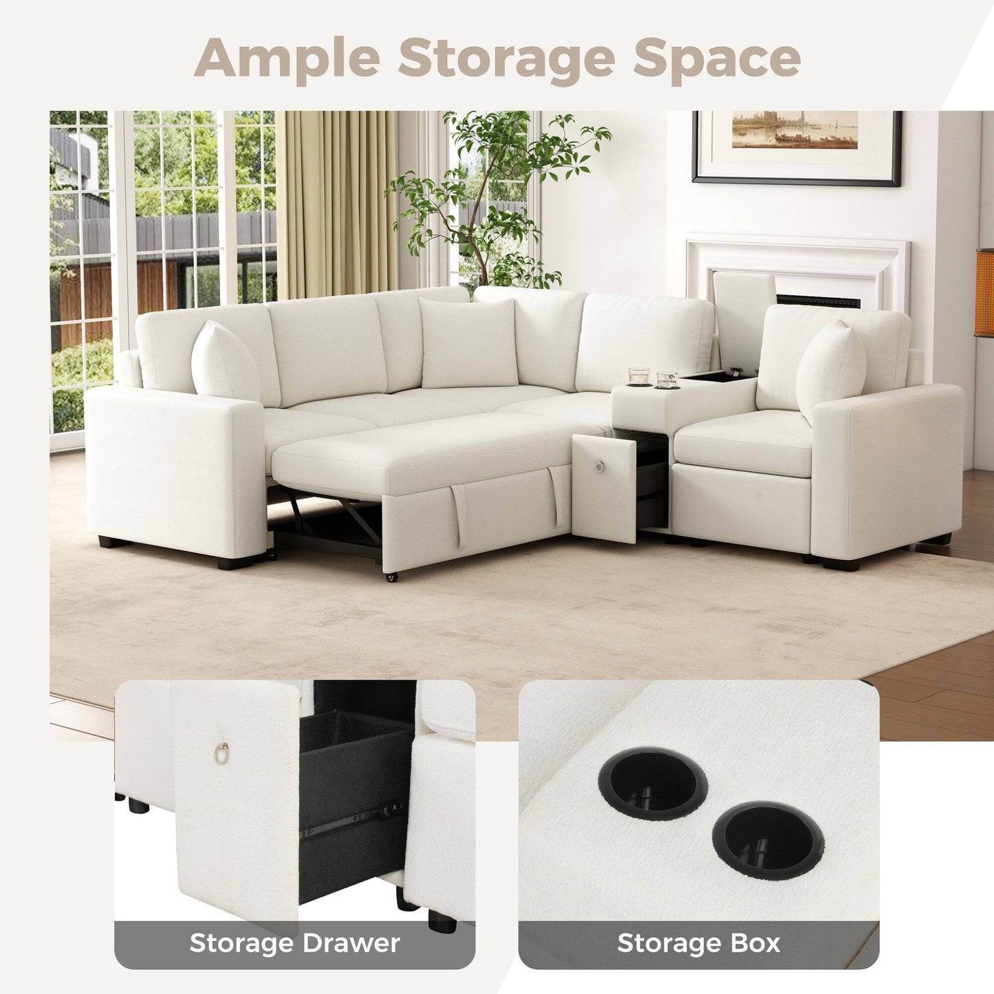 Affordable Convertible Sofa Bed - Space-Saving Furniture for Small Spaces