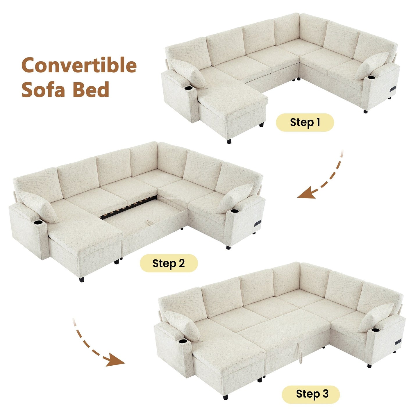 Affordable Convertible Sofa Bed - Space-Saving Furniture for Small Spaces