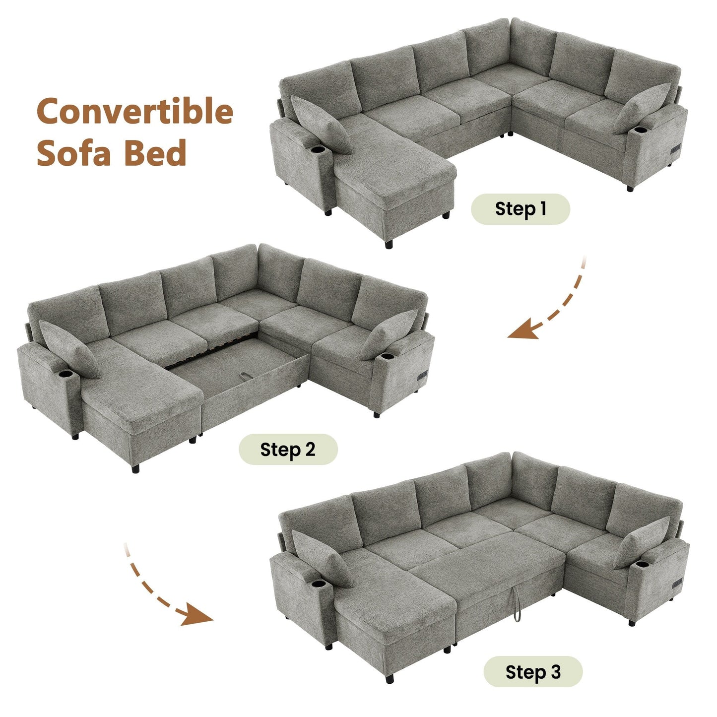 Affordable Convertible Sofa Bed - Space-Saving Furniture for Small Spaces