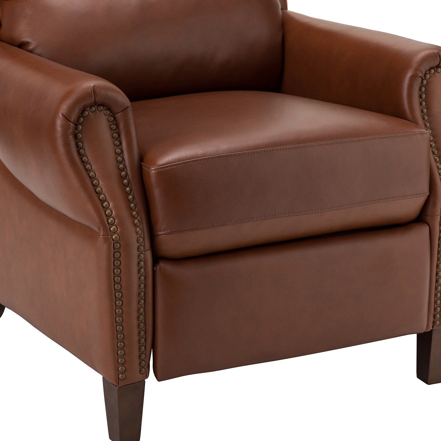 Alicia 32.68 Wide Genuine Leather Manual Recliner